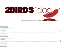 Tablet Screenshot of 2birds1blog.com